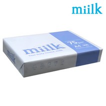 밀크 A4 복사용지(A4용지) 75g 500매 1권, 상세페이지 참조