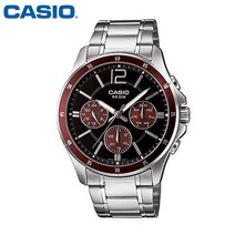CASIO 카시오 남성 MTP-1374D-5A 메탈밴드 손목시계 남성메탈시계