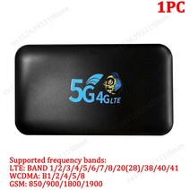 lte 라우터 SIM 카드 슬롯이 있는 모바일 핫스팟 4G LTE CAT4 150MBPS 2600mAh 배터리 휴대용 모뎀 WiFi 리피터 3-1PCs, CHINA_Black 1PC
