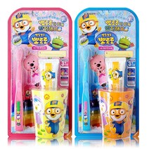 뽀로로 양치컵 세트 (칫솔 1p + 치약 + 양치컵)