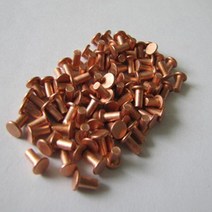납작머리동리벳2mm 평머리동리벳2mm /평머리구리리벳 수량 100개 규격별 선택구매, 2x10mm