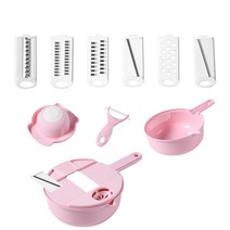 12pcs 그레이터 세트 행잉 스테인리스 슬라이서 가정용 세단기 키트 주방용, No.01