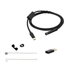 배관내시경 하수구내시경 카메라 USB 뱀 검사 카메라 IP67 방수 C 내시경 c타입 삼성 갤럭시 S9/S8 구글, 03 2m