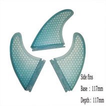 패들 바디 서핑 보드 보트 여러 크기 Fut-3-Fin 통관 판매 S M 대형 서핑 보드 핀 트라이 세트 액세서리 ca, 08 BLUE-