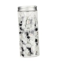 3Pin 기계식 키보드 스위치 가볍고 튼튼한 키보드 액세서리, 방진 블랙 90, 싱글 15x15x17mm, ABS 플라스틱