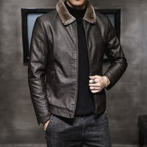 남자 양가죽 소가죽 자켓 두꺼운 양털 남자 가을 겨울 비즈니스 캐주얼 pu chaqueta cuero 슬림 방풍