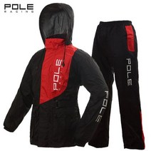 오토바이 낚시 성인 전기 비옷 정장 방수 모터 사이클 폴 레인, 빨간_XXXL