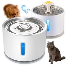 고양이 팻킷 정수기 자동 분수대 애견 옹달샘 플라워 스마트 믈그릇 항아리 애완 반려견 선인장 급수기, 고급형