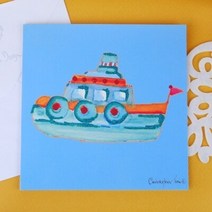 아트박스/크리스토퍼바인디자인 소품 Card - Tugboat