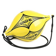 복싱 스피드 볼 더블 엔드 무에타이 권투 펀칭 백 PU 펀치 트레이닝 피트니스 스포츠 실용 속도 장비116395, YELLOW