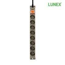 루넥스 알루미늄 메인스위치 멀티탭 8구 1.5m DYM-AL8(SC)