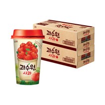 과수원 사과 컵 200ML 10개입 x2박스 (총20개입) 대용량 어린이집 간식 교회