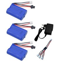 7.4v 1100mah 18500 H102 원격 제어 보트 리튬 배터리 2.4G 고속 RC 예비 부품에 대 한 충전식 충전기, [07] green