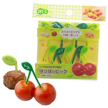토루네 나뭇잎 도시락픽 10개입/도시락꾸미기/데코픽/꽂이