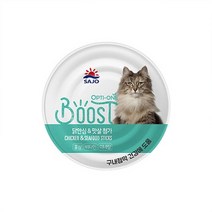 사조 옵티원 부스트 캔 닭안심과 맛살 고양이 습식사료, 닭, 160g, 10개