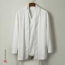 린넨 빅사이즈 남자 성인 선비 전통 한복 생활 계량 남성 퓨전 개량 스님옷 가을 겨울