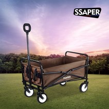 셰퍼 트램 캠핑왜건 원터치폴딩 360도 회전 최대하중 65KG 다용도 접이식 카트