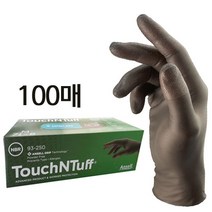 일회용내화학장갑 [안셀]터치앤터프 93-250, 1통
