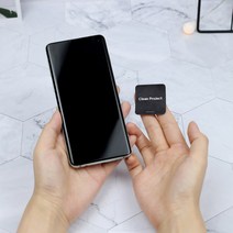 COA 클린프로젝트 극세사 스마트폰 글라스 클리너 액정 화면 청소, 1개, 블랙