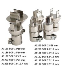용접용품 용접노즐a1259b a1134b smd sop 시리즈 bga 노즐 850 852 뜨거운 공기 납땜 스테이션 재 작업 디 솔더링 스테이션 납땜 용접 팁, a1185b-a1187b 3개