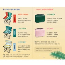 스타벅스 2020 서머 레디백 체어 프리퀀시 캠핑의자 가방, 서머레디백 그린