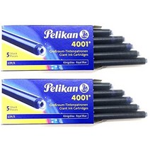 일본직발송 3. PELIKAN 펠리칸 잉크 카트리지 감청색 2 박스 세트 (5 개 1 상자) GTP 5 정식 수입품 B00P