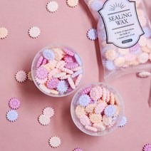 씰링왁스 비즈 피치컬러 편지 청첩장 실링도장 포장 벌크 대용량
