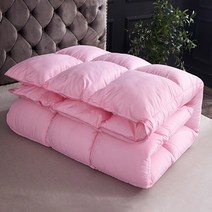 거위털이불솜 거위터다운 면이불 화이트구스털 5성급호텔 이불심 겨울이불 봄가을 두꺼운 보온 더블 창고정리, C06-(5성급호텔 이불)* 핑크