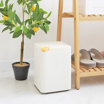 리빙 사무실 매장 보기 좋은 원터치 밀폐형 휴지통 8L, 상세페이지 참조
