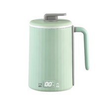 약탕기 가정용 업소용 한약 도자기 중탕기 대용량 홍삼 달임기 전기 탕약기 450ml 전기 주전자 스튜 컵 건, 03 green_01 EU