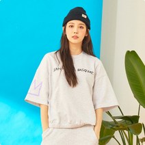 클라이드앤 클라이드앤 여성 바스키아 왕관 E밴드 반팔티셔츠 FMBTS783F