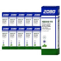 2080 자일리톨 애플민트향 치약 110g, 100g, 11개