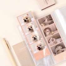 네컷 사진 앨범 3P 포토 스티커 보관 첩 포켓 식 포카 콜렉트북, 1 화이트