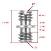 Feichao Metal Screw Adapter Bolt 1/43939 Thread to 1/4 or 3/8 inch Tripod Converter for Camera Cage, 01 A