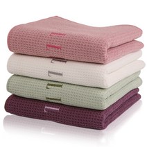 엘르 와플 스포츠타올 40x80cm, 1개, 그린