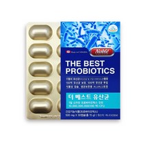 캐나다 프로바이오틱스 유산균 람노서스 루테리 가세리 모유유산균 LGG 100억 생유산균 프리바이오틱스 예민한 장 건강 베지캡슐 알루알루포장, 30정, 1개