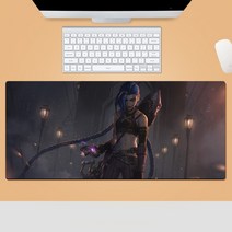 KDA 리그 오브 레전드 마우스 장패드 게임 주변 마우스패드 라지 사이즈 내오염성 견디다 창의 기념 선물, 1000*500*5mm, 패턴-26