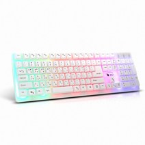 컴퓨터자판기 레인보우 PWGLIGHT LED 유선 멤브레인 기계식 게이밍 광축 사무용 개발자키보드, 상세페이지 참조, 상세페이지 참조, 상세페이지 참조