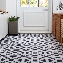 LK코일매트 북유럽감성 패턴 코일 현관매트 베란다 발코니, 1개, 51.랜덤타일-D