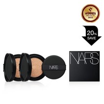 나스 [더블패키지] 네츄럴 래디언트 롱웨어 쿠션 SPF 50/PA+++ 리필 2개 세트, 서울
