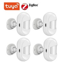 즈위프트 센서 Tuya ZigBee 스마트 PIR 모션 센서 배터리 내장 수동 적외선 감지기 보안 도난 경보 Smart L, 04 Tuya Zgbee 4PCS