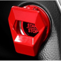 차량용 스타트 시동 버튼 커버 KA4 스포티지 투싼NX4 더넥스트스파크 코나, 레드