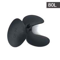 저무리 호환제품 70mm 80mm 90mm 100mm CW/CCW 5.0mm 3 블레이드 유리 섬유 나일론 패들 프로펠러 RC 보트 시뮬레이션 선박 수중 무인 항공기, 03 80L