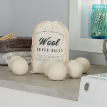 베럴홈앤가든 울 드라이어 볼 6개 Better Homes & Gardens Wool Dryer Balls, 1팩