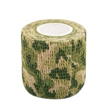 배드민턴그립 야구 낚시 탁구 스파이럴 쿠션 오버그립 테이프, (C)자가점착테이프 CAMO8, 그린데저트
