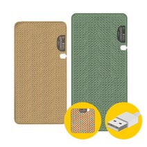 USB 포켓베드 전기방석 전기장판매트 워셔블 온열방석, USB 1구 매트(40x80cm)베이지