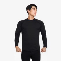 히트 기모 타이즈 내의 세트 검정 남자 내복 겨울 방한