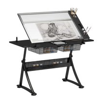 테이블 이젤 화판 거치대 그림 디자이너 서예 작업대 각도 조절