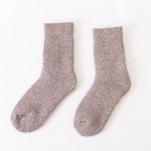 메리노 울 양말 등산양말 유니 겨울 두꺼운 따뜻한 양모 양말 1 쌍 남성/남성 플러시 솔리드 양말 메리노 울 양말 크리스마스 차가운 눈, 1 Pair, 11 woman-Khaki