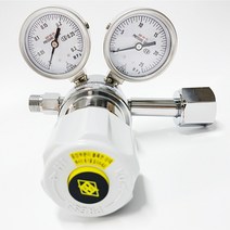 다나카 타나카 다나까 가스 압력조정기 TANAKA CMH 시리즈 가스레귤레이터 CM2-B503-DW (0.3MPa) (고순도가스사용가능) CM2-B503-K1H8-P-DW, 22mmL(수소 등), 1개